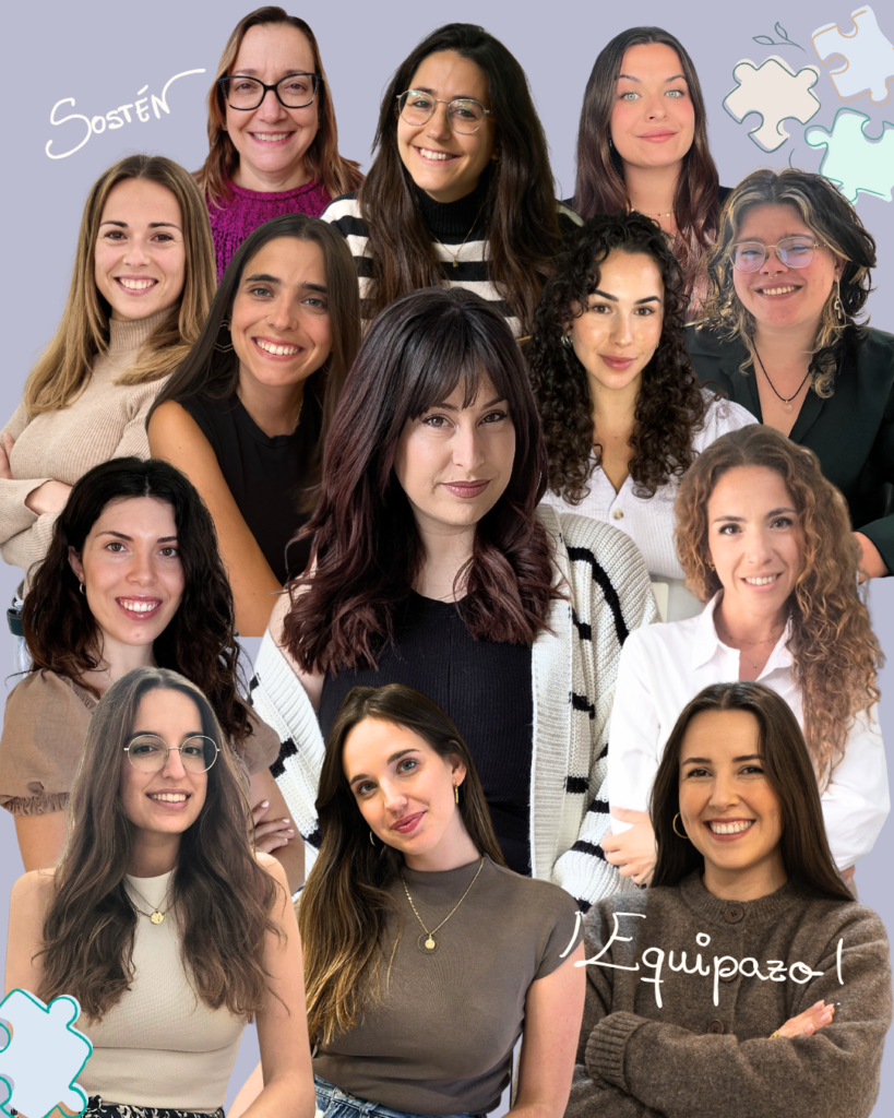 Collage del equipo de psicólogas y nutricionistas de Entropía